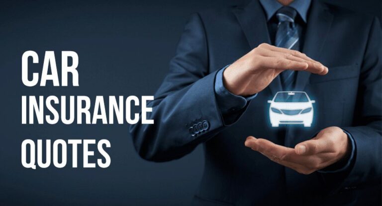 What is a quote on car insurance—driver receiving insurance estimate.