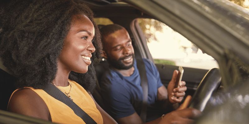 Happy driver after USAA auto insurance quote